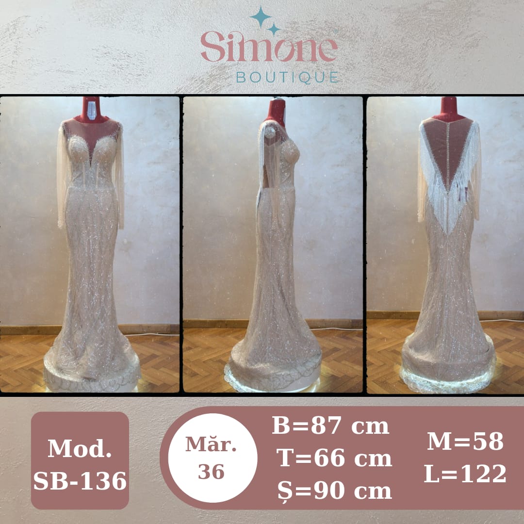 Rochie mireasa S, SB-136