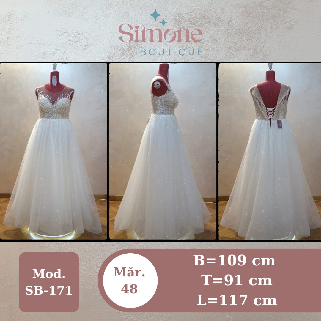Rochie mireasa XXL, SB-171