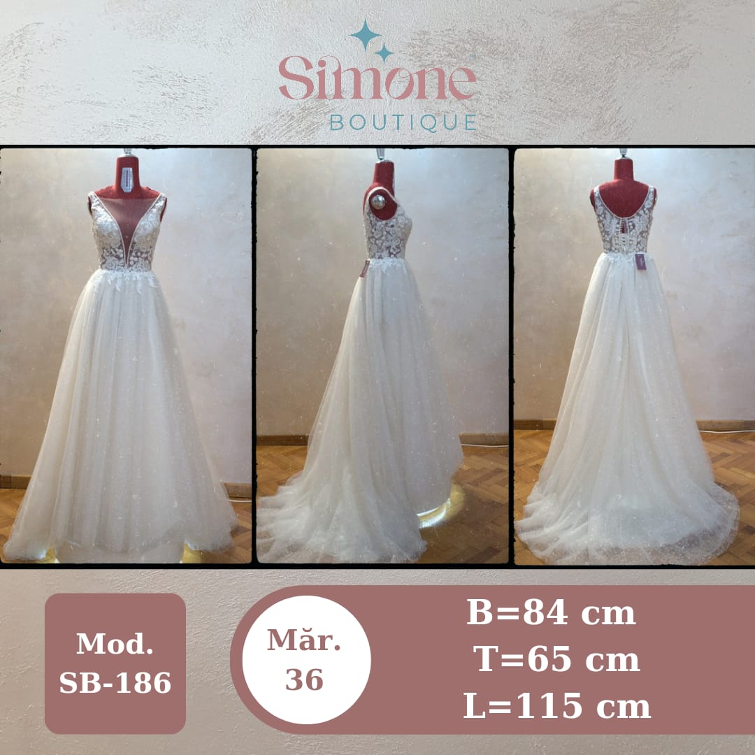 Rochie mireasa S, SB-186