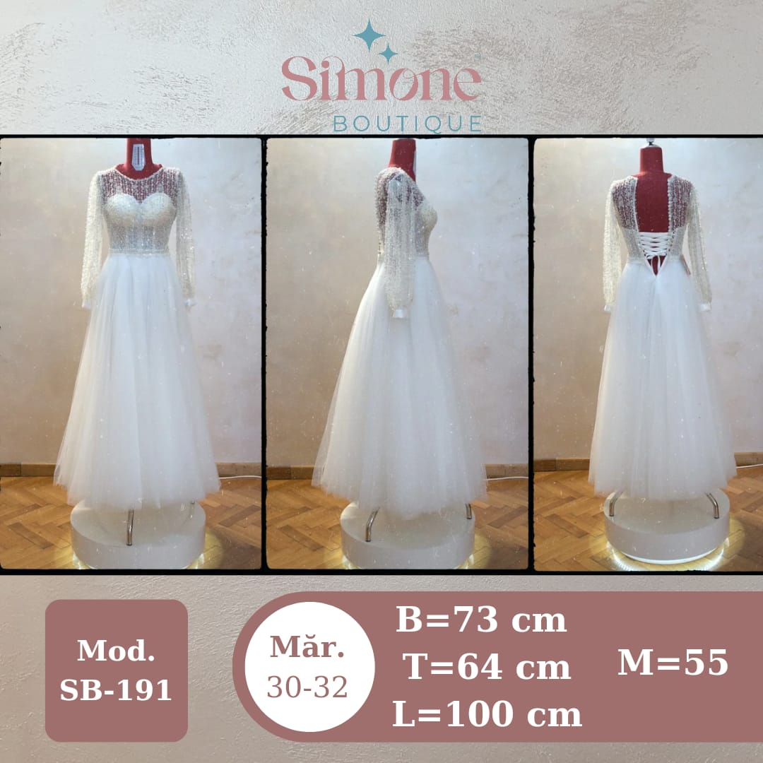 Rochie mireasa XXS, SB-191