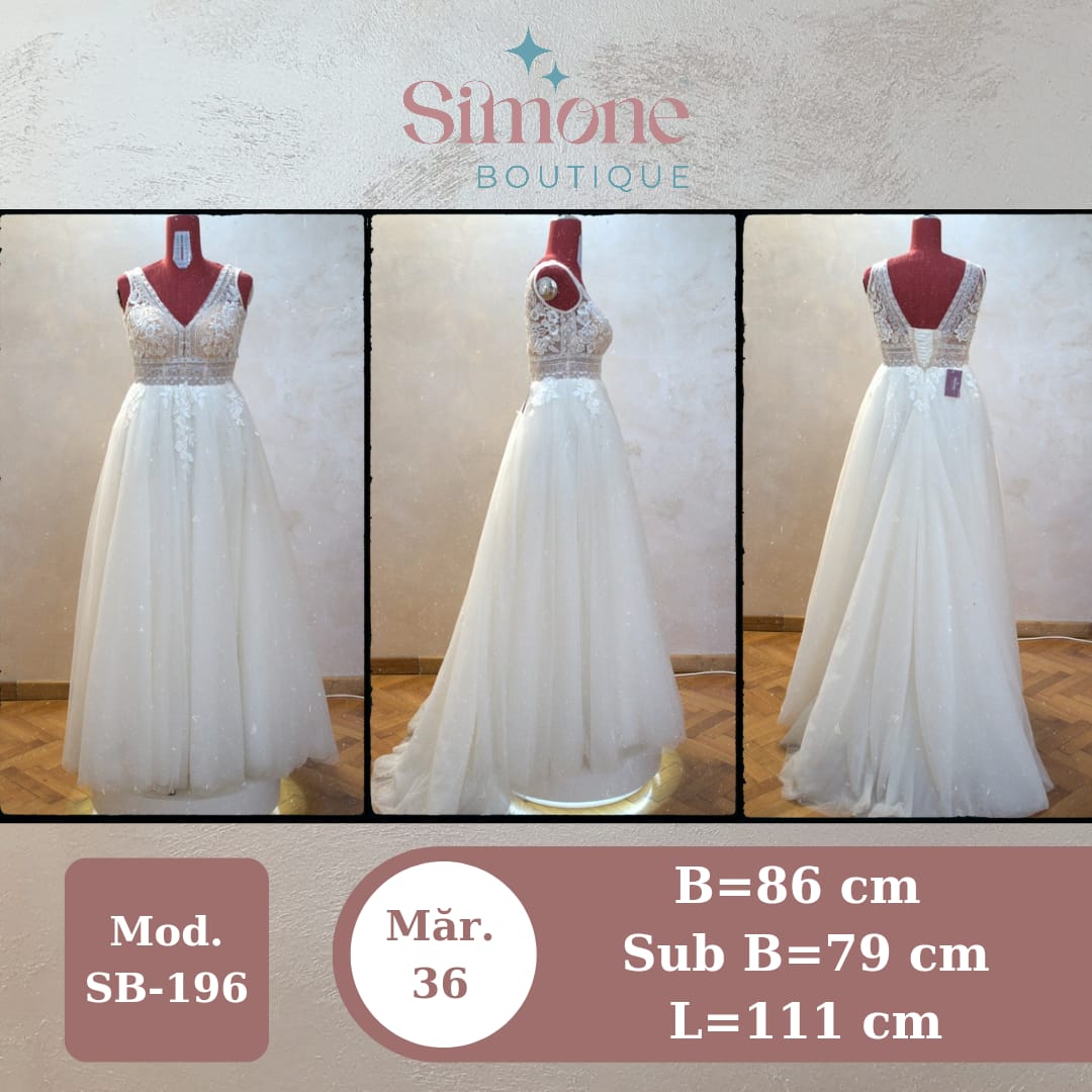 Rochie mireasa S, SB-196