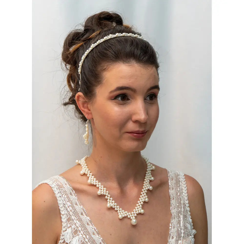 Colier mireasa COL-01 - Simone Boutique rochii de mireasa Sibiu