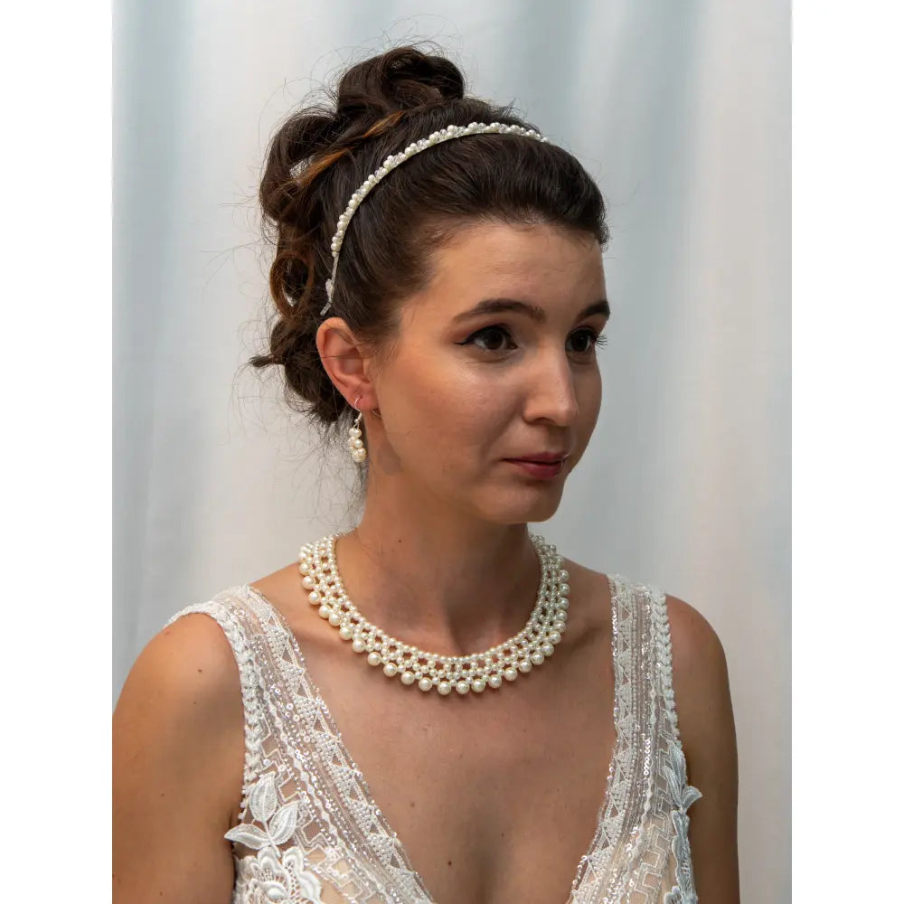 Colier mireasa COL-04 - Simone Boutique rochii de mireasa Sibiu