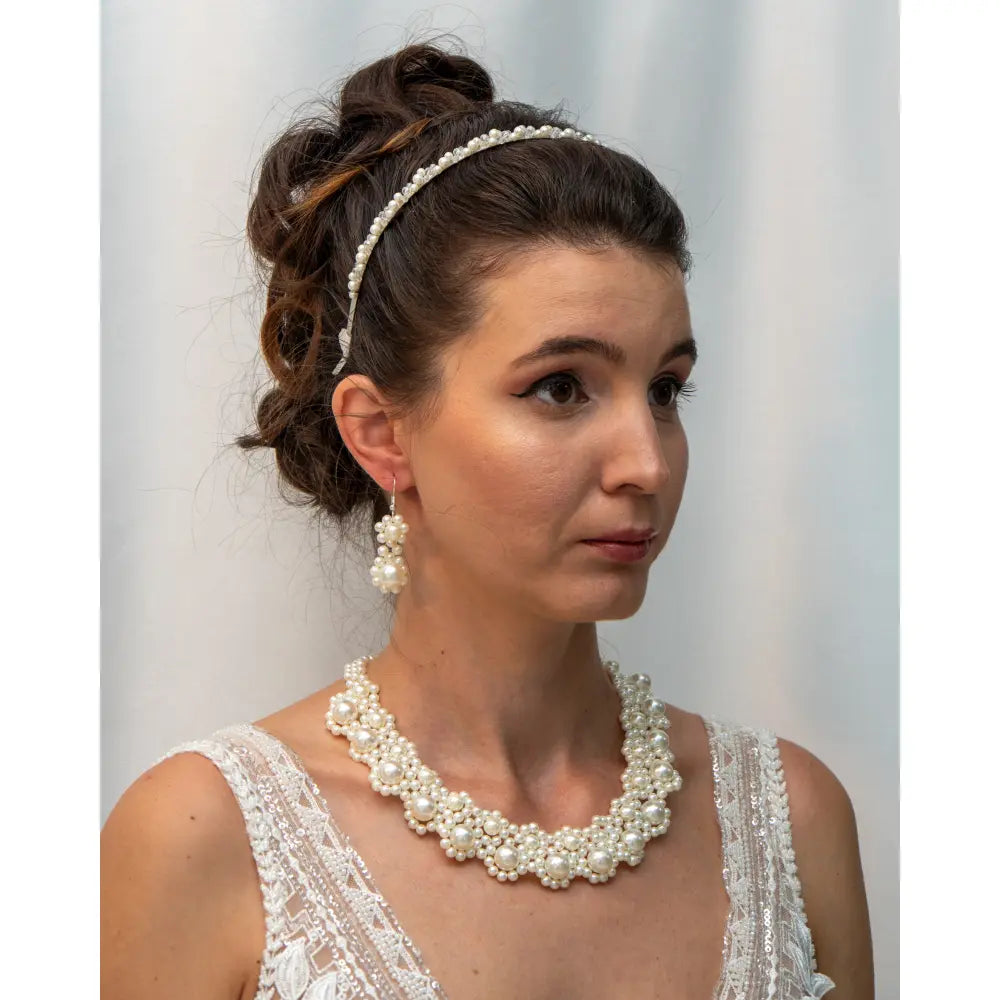 Colier mireasa COL-05 - Simone Boutique rochii de mireasa Sibiu