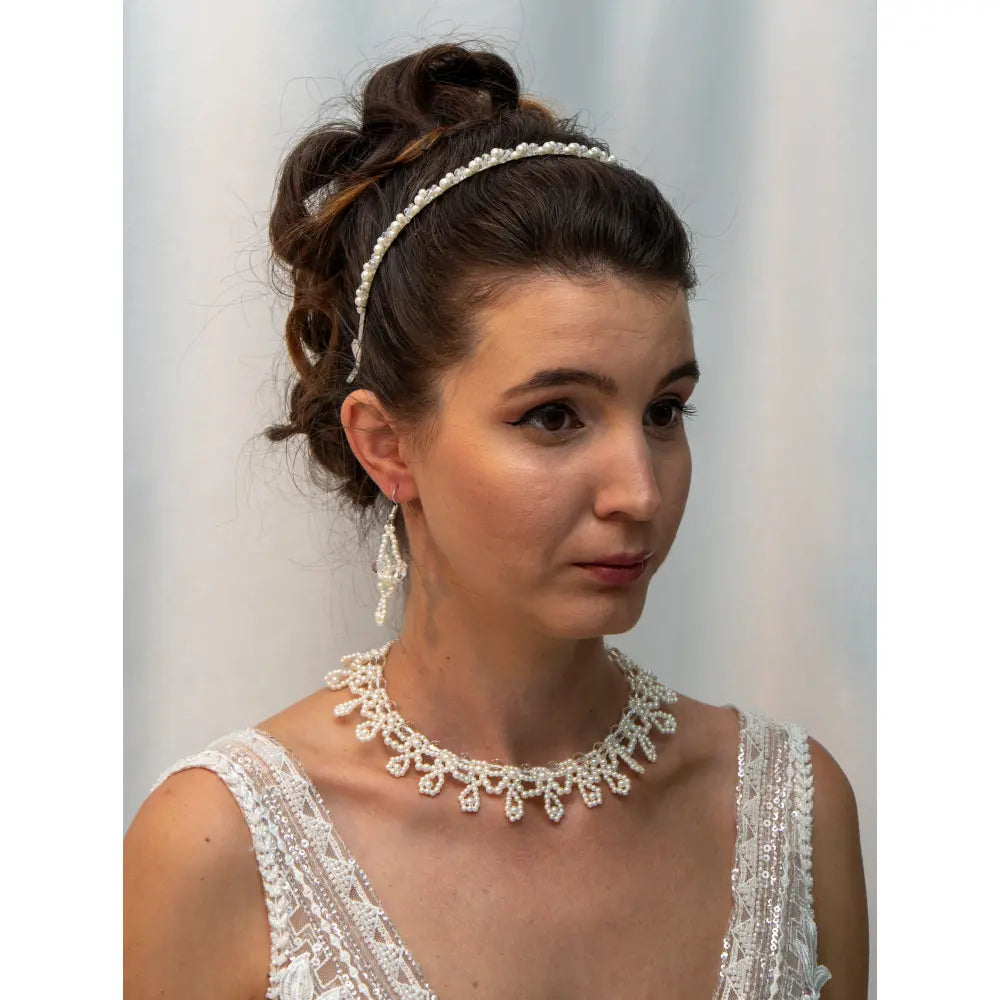 Colier mireasa COL-07 - Simone Boutique rochii de mireasa Sibiu