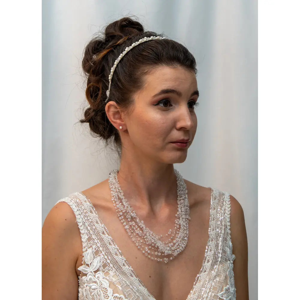 Colier mireasa COL-12 - Simone Boutique rochii de mireasa Sibiu