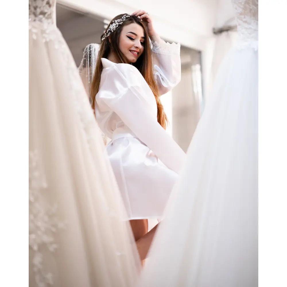 Halat mireasa 2021-A-03 - Simone Boutique rochii de mireasa Sibiu