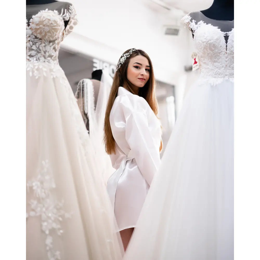 Halat mireasa 2021-B-13 - Simone Boutique rochii de mireasa Sibiu