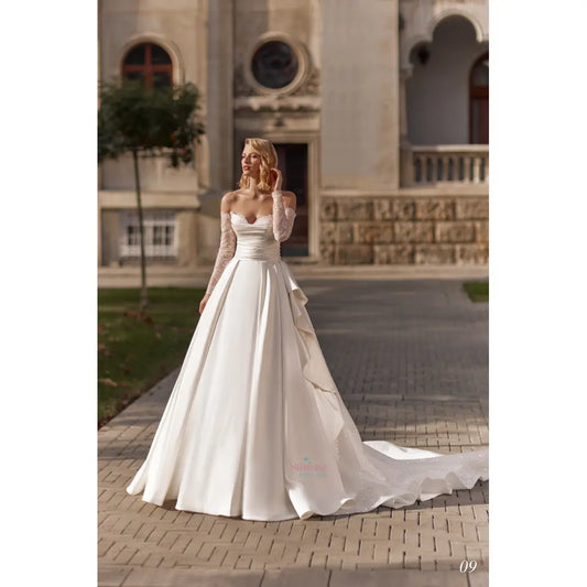 Rochie mireasa 2 in 1 sirena cu fusta detasabila 24-09 - Simone Boutique rochii de mireasa Sibiu