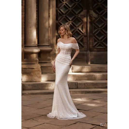 Rochie mireasa 2 in 1 sirena cu fusta detasabila 24-17 - Simone Boutique rochii de mireasa Sibiu