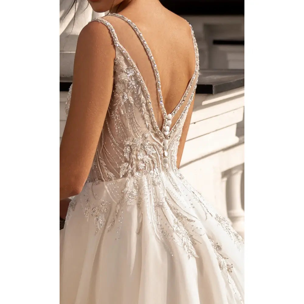 Rochie mireasa A-line cu anchior 23-40 - Simone Boutique rochii de mireasa Sibiu