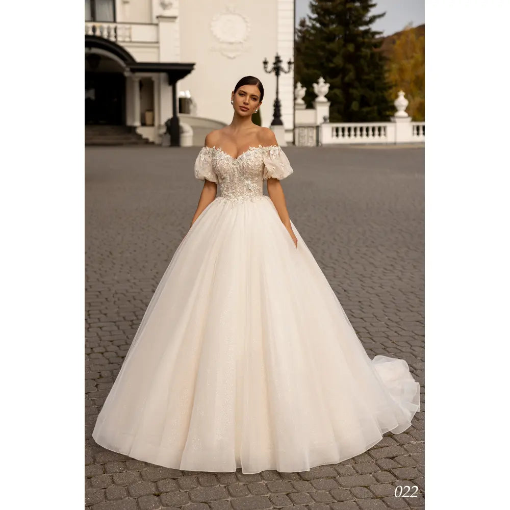 Rochie mireasa printesa 23-22 - Simone Boutique rochii de mireasa Sibiu
