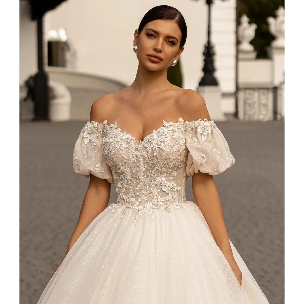 Rochie mireasa printesa 23-22 - Simone Boutique rochii de mireasa Sibiu