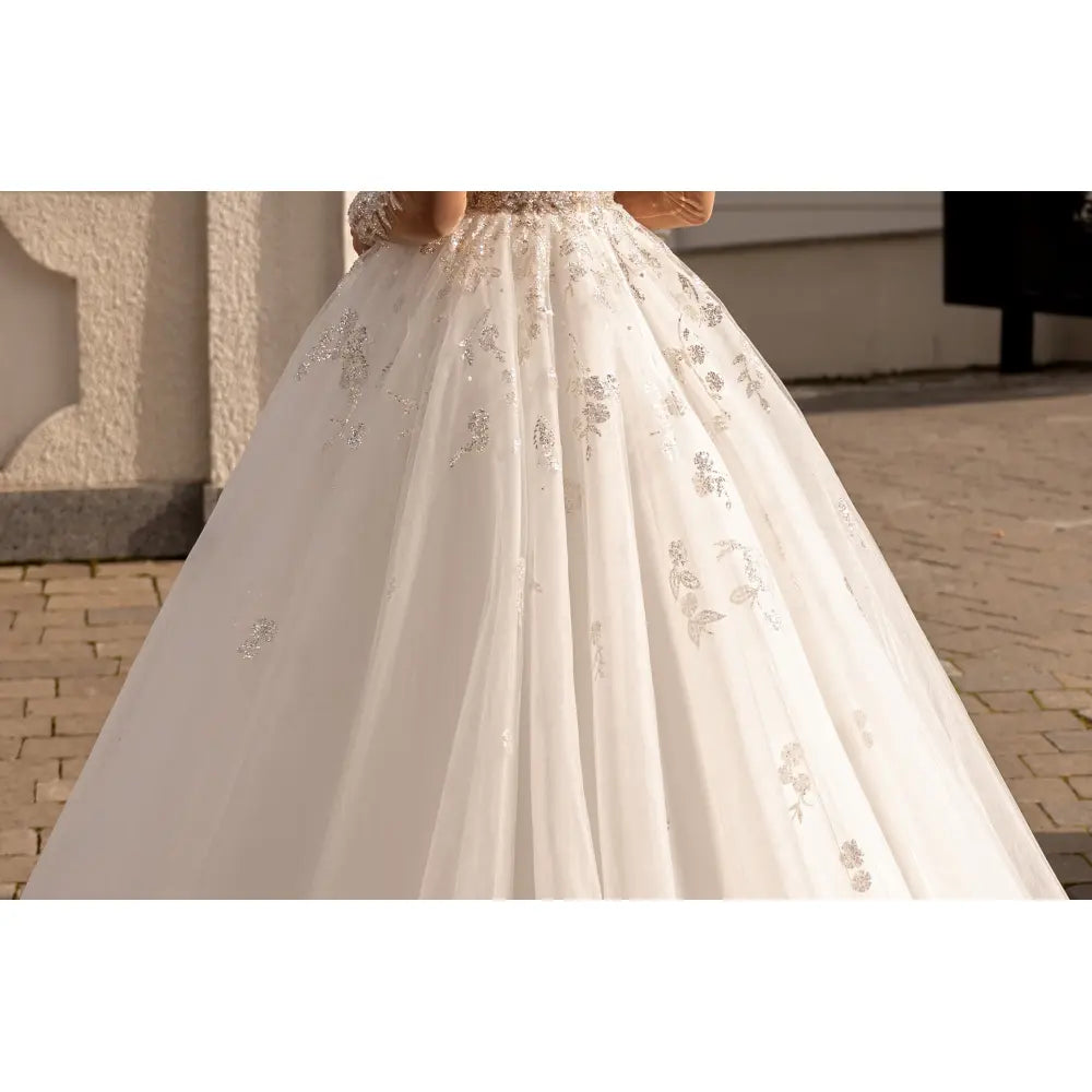 Rochie mireasa printesa cu trena 23-34 - Simone Boutique rochii de mireasa Sibiu