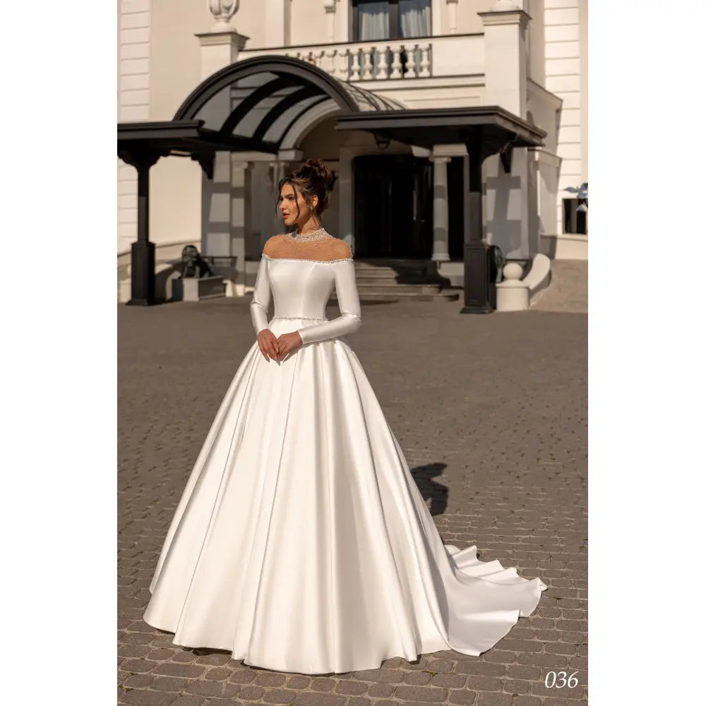 Rochie mireasa tafta 23-36 - Simone Boutique rochii de mireasa Sibiu