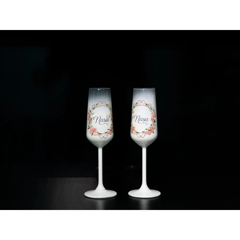 Set pahare sampanie nasi P19 - Simone Boutique rochii de mireasa Sibiu