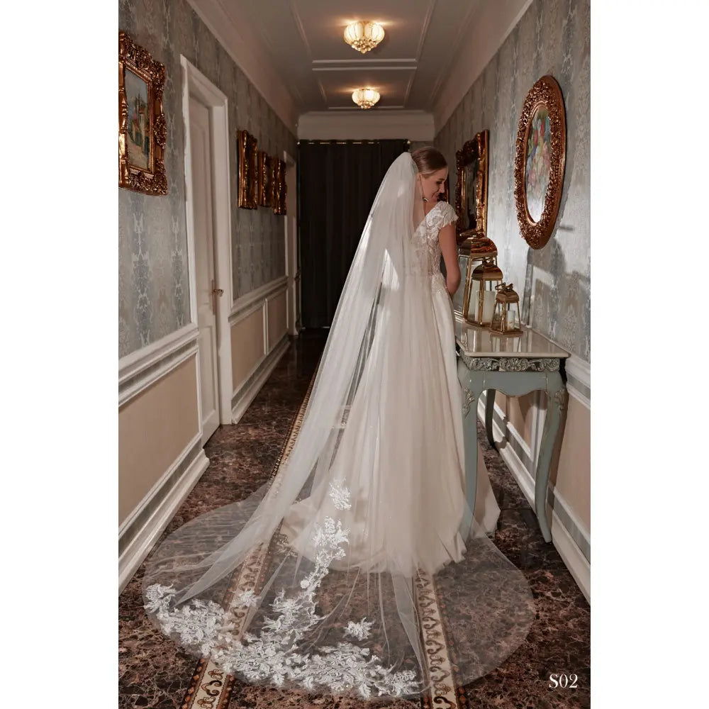 Voal de mireasa S 02 - Simone Boutique rochii de mireasa Sibiu