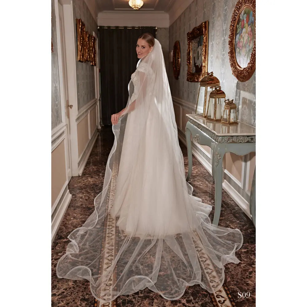 Voal de mireasa S 09 - Simone Boutique rochii de mireasa Sibiu