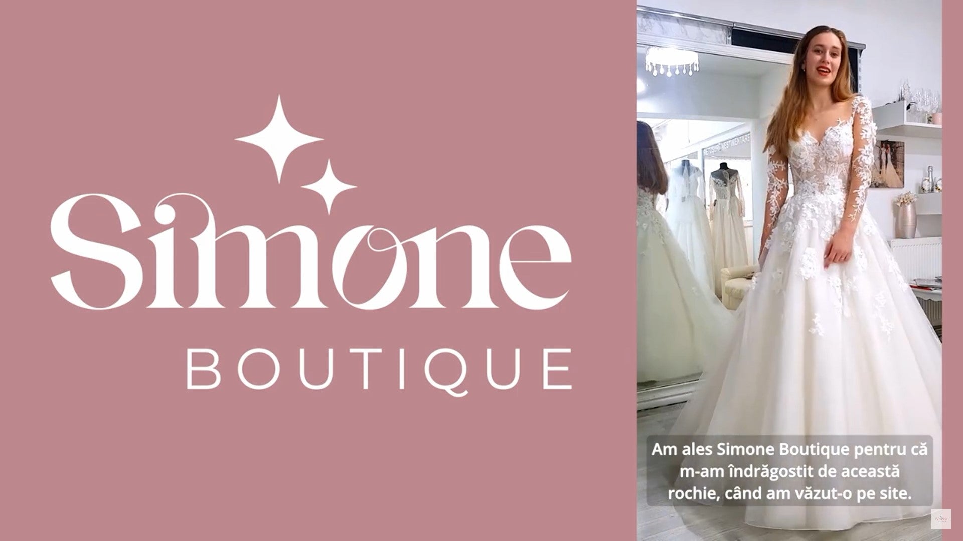 Încarcă clipul video: Video testimoniale rochii de mireasa simone boutique sibiu