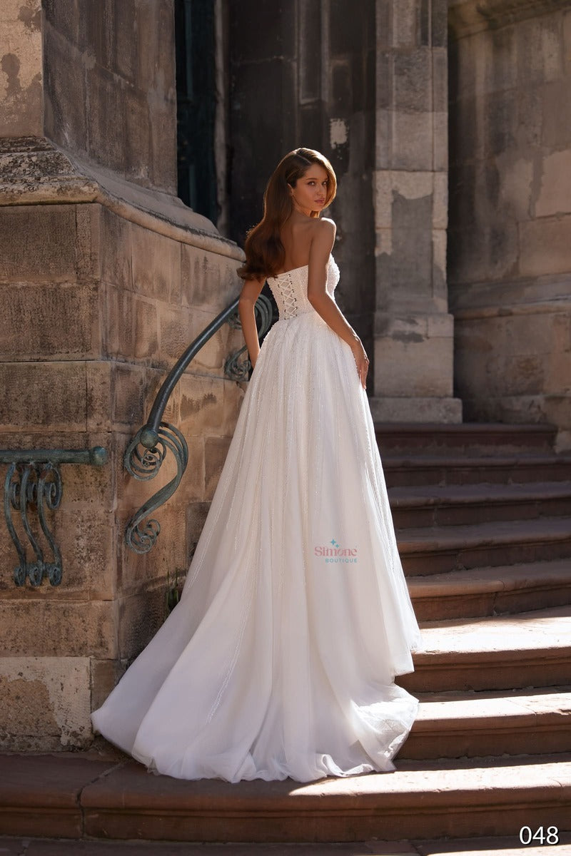 Rochie mireasa A-line pe corset 26-48